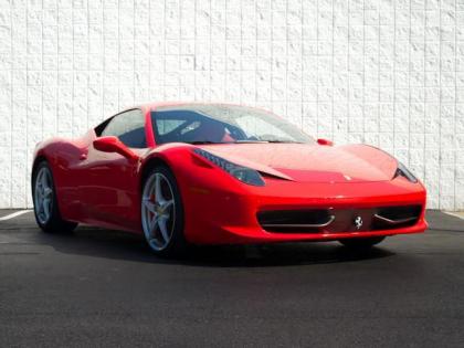 2011 FERRARI 458 ITALIA BASE - RED ON RED/BLACK