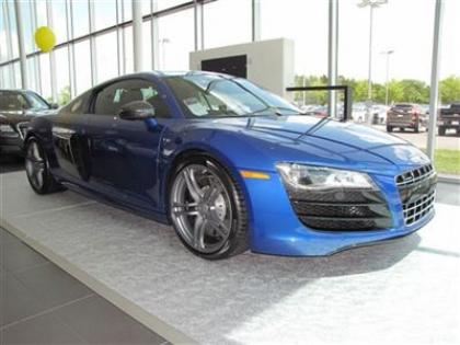 2012 AUDI R8 QUATTRO - BLUE ON BLACK
