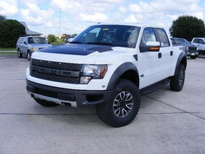 2012 FORD F150 SVT RAPTOR - WHITE ON BLACK