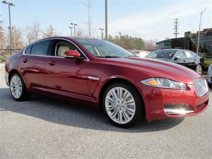 2012 JAGUAR XF PORTFOLIO - RED ON BEIGE