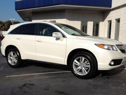 2013 ACURA RDX TECH PACKAGE - WHITE ON BEIGE