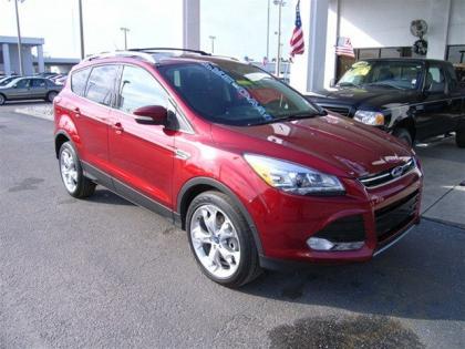 2013 FORD ESCAPE TITANIUM - RED ON BLACK