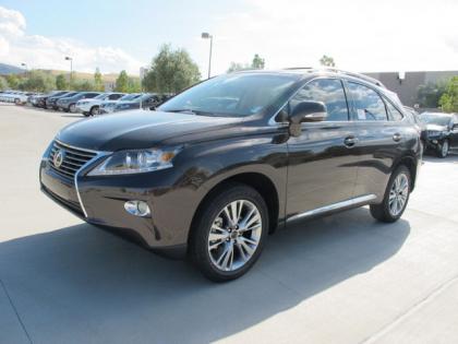 2013 LEXUS RX350 BASE - BROWN ON BEIGE