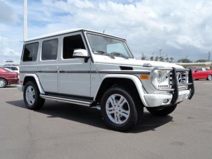 2013 MERCEDES BENZ G550 4MATIC - WHITE ON BROWN