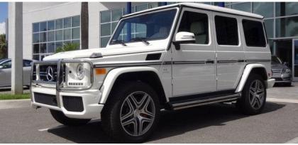 2013 MERCEDES BENZ G63 AMG - WHITE ON WHITE