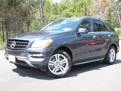 2013 MERCEDES BENZ ML350 4MATIC - GRAY ON BLACK