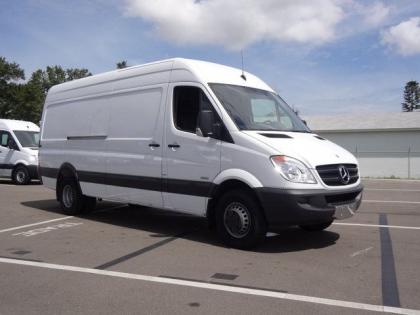 2013 MERCEDES BENZ SPRINTER 3500 HIGH ROOF - WHITE ON BLACK