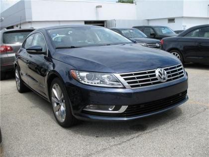 2013 VOLKSWAGEN CC EXECUTIVE - BLUE ON BLACK