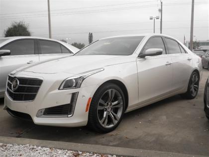 2014 CADILLAC CTS PREMIUM - WHITE ON BLACK