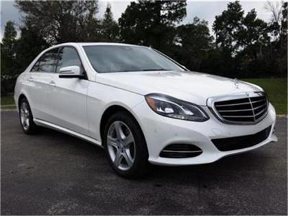 2014 MERCEDES BENZ E350 BASE - WHITE ON BLACK