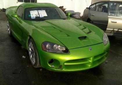 2008 DODGE VIPER SRT-10 - GREEN ON BLACK