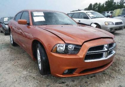 2011 DODGE CHARGER SXT - ORANGE ON BLACK