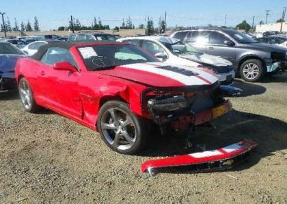 2014 CHEVROLET CAMARO SS - RED ON BLACK