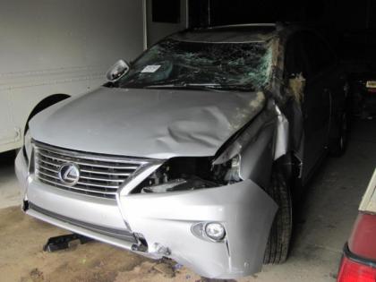 2015 LEXUS RX350 BASE - SILVER ON BLACK