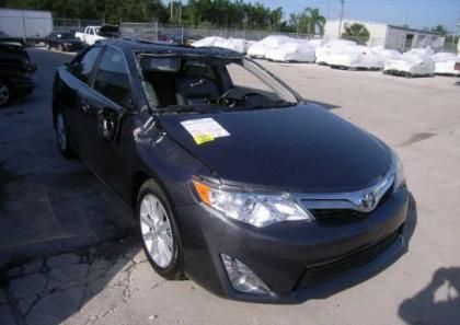 2013 TOYOTA CAMRY XLE - GRAY ON GRAY