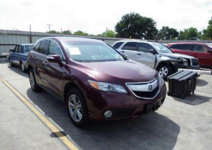 2013 ACURA RDX TECH PACKAGE - MAROON ON BEIGE