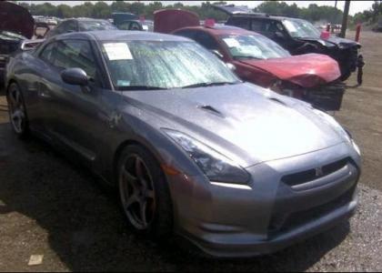 2009 NISSAN GT-R BASE - GRAY ON BLACK