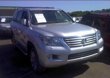 2011 LEXUS LX570 BASE - SILVER ON BLACK