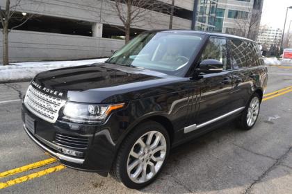 2014 LAND ROVER RANGE ROVER SC - BLACK ON BEIGE