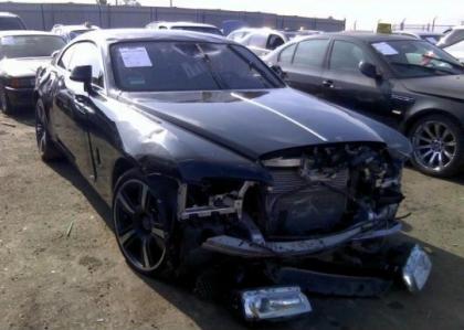 2014 ROLLS ROYCE WRAITH COUPE - WHITE ON BEIGE