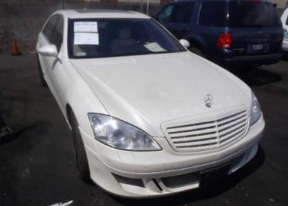 2007 MERCEDES BENZ S550 LORINSER - WHITE ON CREAM