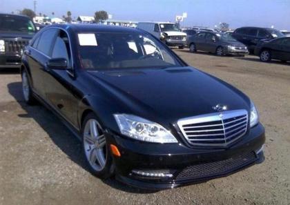 2013 MERCEDES BENZ S550 BASE - BLACK ON BLACK