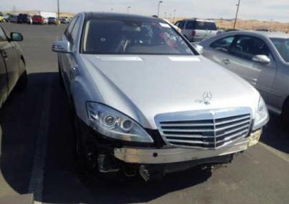 2013 MERCEDES BENZ S550 BASE - SILVER ON BLACK