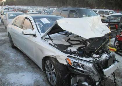 2014 MERCEDES BENZ S550 V - WHITE ON BEIGE