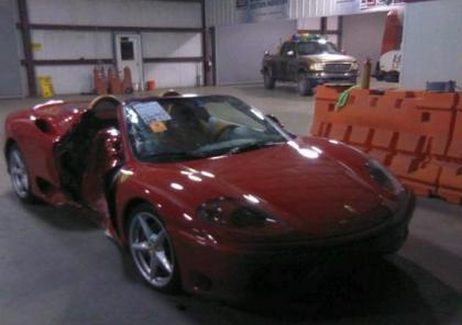 2001 FERRARI 360 BASE - RED ON BEIGE