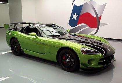 2010 DODGE VIPER SRT-10 - GREEN ON BLACK