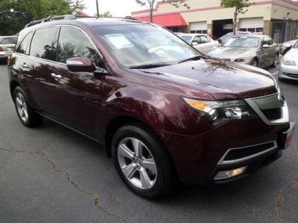 2011 ACURA MDX TECHNOLOGY PACKAGE - RED ON GRAY