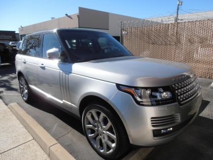 2014 LAND ROVER RANGE ROVER HSE - SILVER ON BLACK