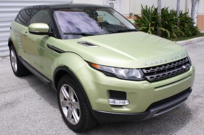 2013 LAND ROVER RANGE ROVER EVOQUE PURE PLUS - GREEN ON BLACK