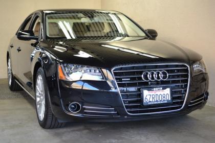 2013 AUDI A8 BASE - BLACK ON BEIGE