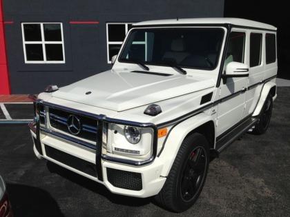 2013 MERCEDES BENZ G63 AMG - WHITE ON WHITE