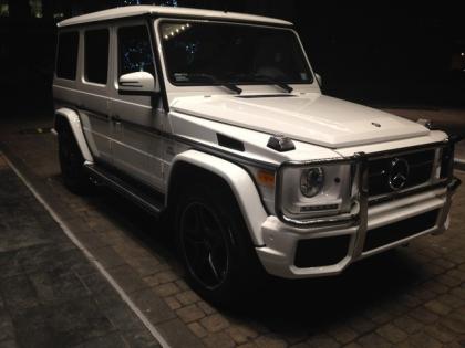 2014 MERCEDES BENZ G63 AMG - WHITE ON WHITE