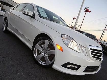 2011 MERCEDES BENZ E350 BASE - WHITE ON BLACK