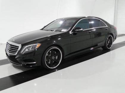 2015 MERCEDES BENZ S550 BASE - BLACK ON BROWN